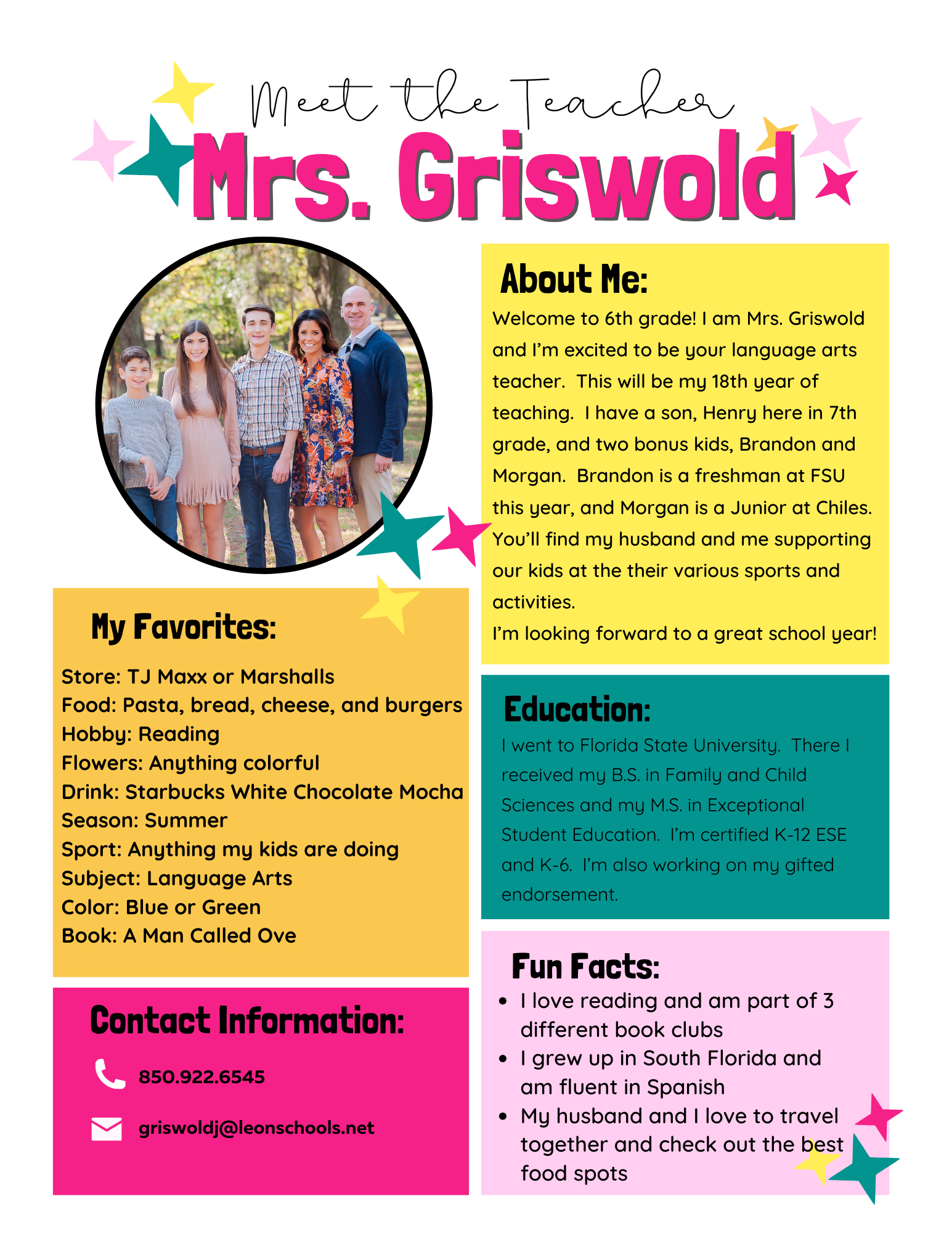 Meet Mrs. Griswold